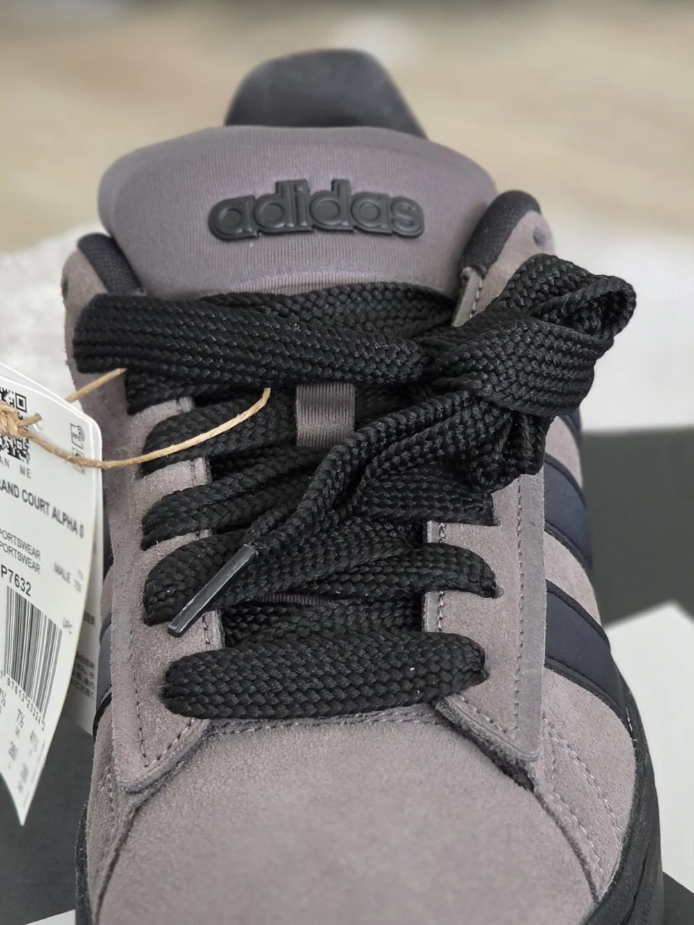 Grey And Black Adidas